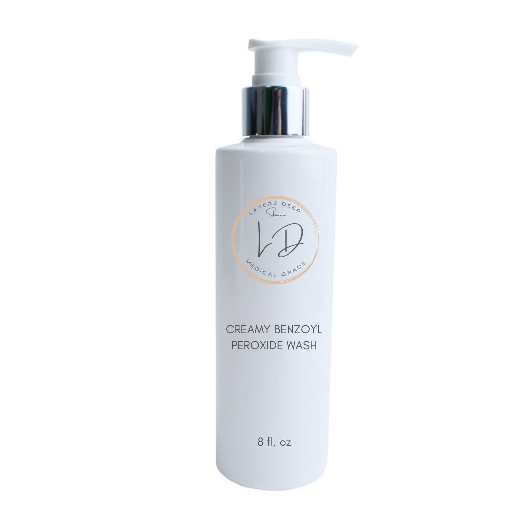 Creamy Benzoyl Peroxide Cleanser LayerZ Deep Skincare